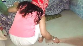 Fuck Me Sideways, Desi Maid Trapped Under Bed, Rescued with a Hard Doggystyle Ass Pounding