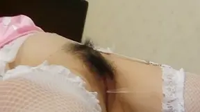 Takako nurse in stockings gets orgasms