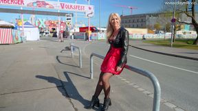 GERMAN MILF in DIRNDL - Outdoor AO in ALL HOLES fucked + MEGA FACIAL