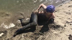 In Real Mud and Then Jump in the River