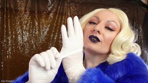 sexy blonde with medical gloves - hot asmr video arya grander