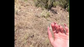 BANGING GOTH CHICK IN THE WOODS FILLE FRANCAISE