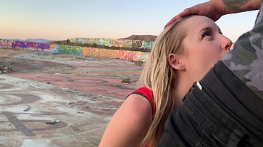 BUSTED! Blonde Porn hoe CAUGHT filming in PUBLIC by strangers! Wheel of Misfortune earns it's name!