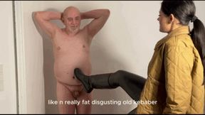 Lady Jeanette - Fat pig has to turn around!