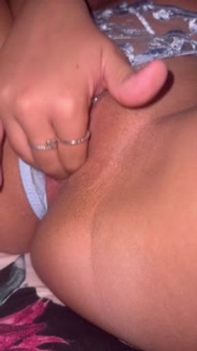 POV British teen playing with tight little pussy before my parents get home @lilyann_05