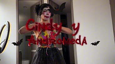 Looner fetish for first time, inflating balloons with Cindy Luna