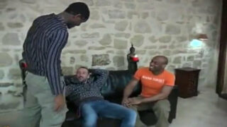 Greedy gay bears get their asses pounded hard following intense blowjobs