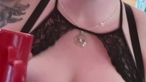Movie Night Surprise -- Shrunk for Her Pleasure
