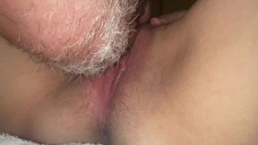 Stepdaughter Fucks My Face with Her Pink Pussy