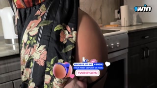 The neighbor is always ready to help when the wife does not want sex