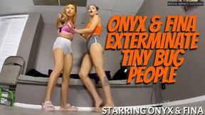 Onyx and Fina Exterminate Tiny Bug People VR 360 CL