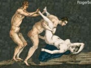 Threesome Roman Gladiator Cartoon Animation