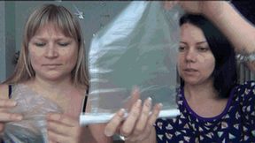 BLOWING UP and POPPING PLASTIC BAGS 20 I