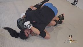 MMA fight I destroy his balls