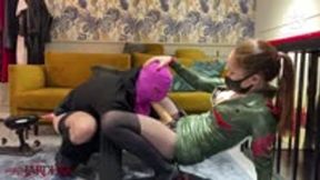 Pegging Queen- True dominance session with fucking machine and cock sucking