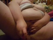 BBW Babe Mistress D Masturbates until Cumming for Keith