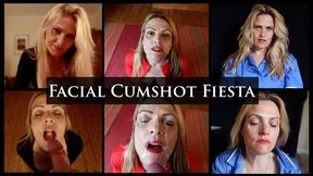 Facial Cumshot Fiesta - Cumpilation