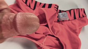 Loud Moaning Cum Shot on My Underwear