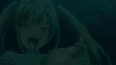 Watch this blonde bombshell with huge tits have her nipples sucked and take a wild ride on Ahegao's massive dick