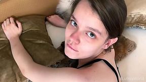 Shy 18yo Sucks and Swallows at First Porn Casting