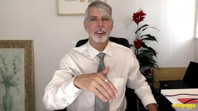 ManPuppy Psychiatrist Richard Lennox Teaches Virgin To Cum In Office Session