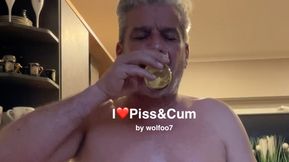 Cum in a glass and swallow the Mix friends only