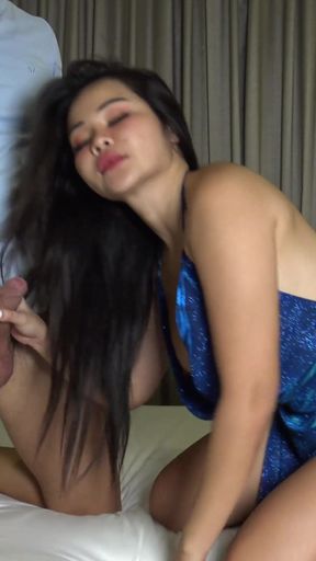 Powerful moment from &quot;Hottest Thai Babe Gets Huge Facial Cumshot&quot;