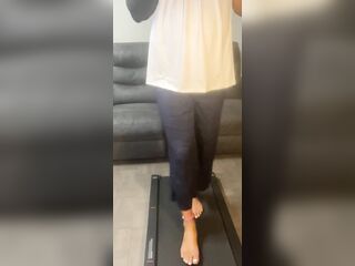 Walking Showing Hawt Nude Feet