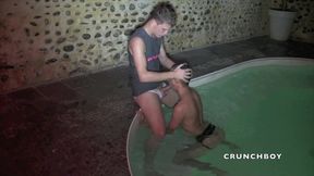 young arab twink fucked oin public swimming pool