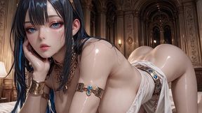 empress zahara waits in her palace chamber, power heavy in the air, patience razor-thin - ai generated