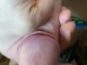 Straight college ginger big hard cock jerking until I cum loud PT2 verbal moaning big cumshot bwc