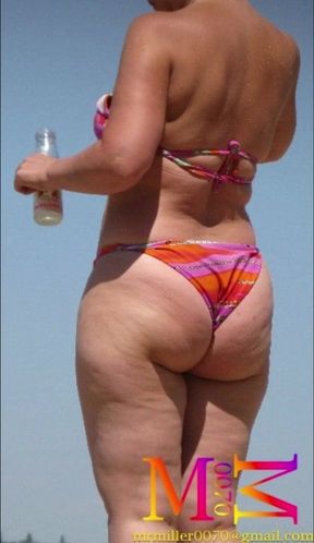 Big Sbbws Cellulite THICK Beach Candid