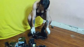 Muscles destroy cans and electronic scrap MP4 4K CAM 2