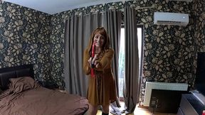 miss hood gets fucked like a naughty fairytale slut – double cum on brown cape 291
