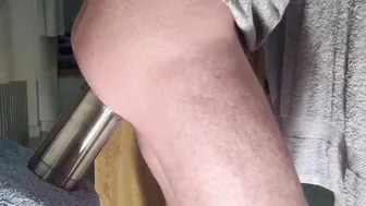 Twink Stretches His Ass with a Big Steel Dildo in Amateur Anal Session