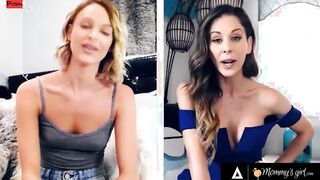 MOMMYSGIRL Thirsty Emma Hix And Stepmom Cherie DeVille Share Their Dripping Snatch On Cam