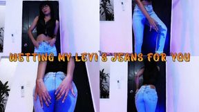 Wetting my levis jeans for you - Agatha