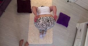 Stepmom Hires a Fitness Trainer to Work Out Her Ass, Hard Anal