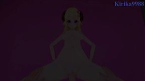 Hololive VTubers Watame and Suisei in intense 3D anime POV hentai