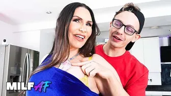Josephine James the BBW MILF rides big dick in cowgirl and doggy