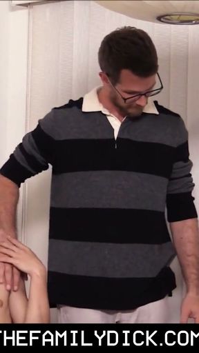 Young Twink Boy Stepson Sex With Stepdad In Family Kitchen   Clip 1