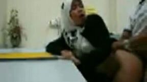 My hot Malay young wife pleases me on the lunch break