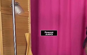 Tattooed trap amateur wanking in closeup