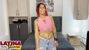Latina Porn Casting - Tattoo Latina Slut Cum Facial
