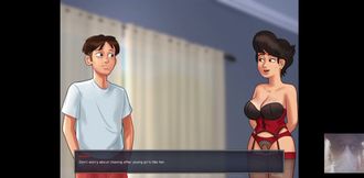 SUMMER TIME SAGA!! HOT MILF MOTHER-IN-LAW  SEX SECNE!