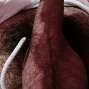 Uncircumcised penis showing glans penis