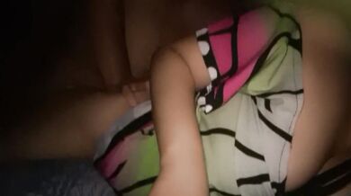BBW Latina MILF Shinobu Cosplay Gushing Creampie In Darkness