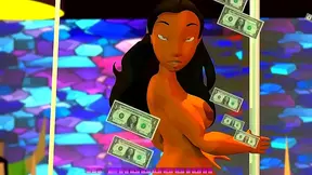 Black Beauty vs Latina Fire: Stripper Rivalry Ignites Hot Hentai Encounter