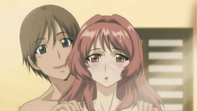 Big-bummed MILF rides cock in cartoon anime