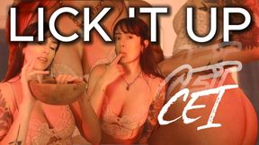 LICK IT UP CEI: Cum Eating Instructions for good boys